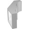 Ekena Millwork 5 1/2-in. W x 10-in. D x 18-in. H Balboa Architectural Grade PVC Knee Brace BRCP055X10X18BOA - alternate 5